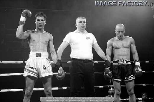 2011-04-30 Ring Rules 1025 K-1 - 61kg - Antonio Campagna ITA - Giovanni De Carlo ITA